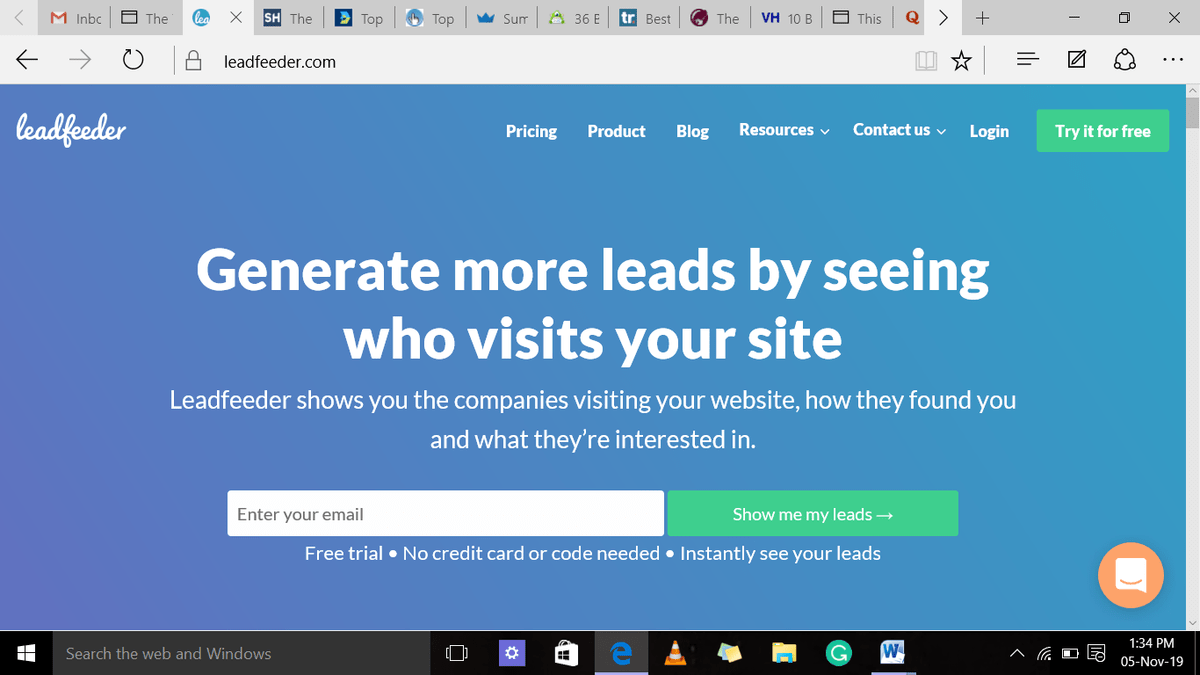 Como o leadfeeder funciona