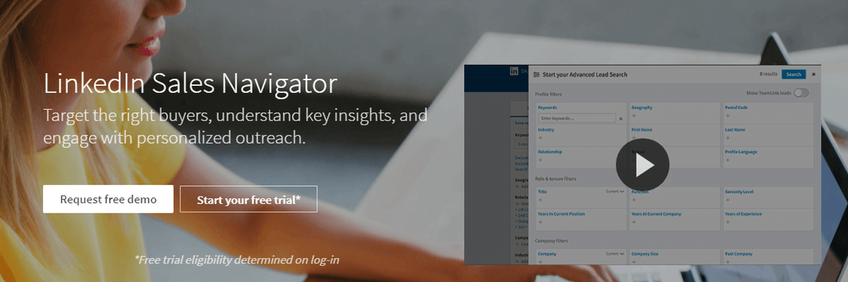 O linkedin sales navigator é uma ferramenta de vendas avançada