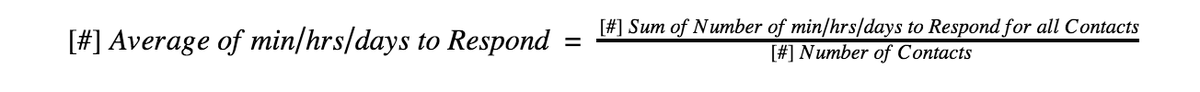 Para calcular o tempo de resposta do lead 2